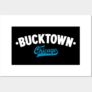 Bucktown Chicago Classic Logo Design - Chicago Neighborhood Series Posters and Art